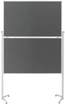 Magnetoplan Moderationswand &raquo;evolution plus&laquo; Filz 120/150 cm klappbar grau, 180 cm