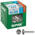SPAX Spenglerschrauben T20 Linsensenkkopf A2 8 x 45 mm 80 St.
