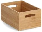 Zeller Aufbewahrungsbox &raquo;Bambus&laquo; 30,0/20,0/14,0 cm braun