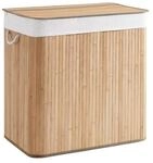 Songmics W&auml;schesortierer 60,0/40/61,5 cm braun, 60x61.5x40 cm