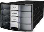 HAN Schubladenbox &raquo;IMPULS&laquo; DIN A4/C4 schwarz, 28x23.5x36.7 cm