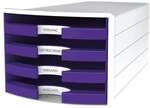 HAN Schubladenbox &raquo;IMPULS&laquo; DIN A4/C4 lila, 28x23.5x36.7 cm
