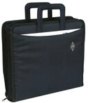 Wedo Ordnertasche aus pflegeleichtem Polyester schwarz, 33.5x35x2.5 cm