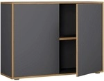 VCM Aktenschrank &raquo;Salia&laquo; 2 OH breit grau, 100x74x32 cm