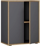 VCM Aktenschrank &raquo;Salia&laquo; 2 OH mittel grau, 60x74x32 cm