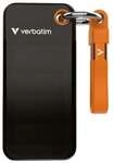 Verbatim Externe Festplatte &raquo;Pocket SSD&laquo; 2000 GB schwarz, 9.61x1x4.51 cm