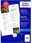 Avery Zweckform Fotopapier &raquo;2681&laquo; DIN A4 200 g/m&sup2; 50 Blatt wei&szlig;