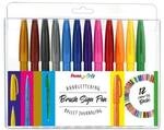 Pentel Brush-Pen-Set &raquo;SES15-12&laquo; Set (12 St&uuml;ck)