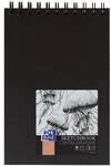 Oxford Sketchbook A5 Spiralbindung - 50 Blatt schwarz