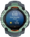 GARMIN Smartwatch GARMIN Instinct 3 AMOLED 50 mm gr&uuml;n, schwarz gr&uuml;n