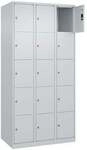 CP Schlie&szlig;fachschrank &raquo;Classic Plus Korpus lichtgrau&laquo; 3x5 F&auml;cher grau,...