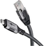 goobay USB-C auf RJ45 Adapterkabel 10 m gr&uuml;n