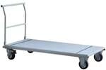 HAMMERBACHER Transportwagen &raquo;KLW16&laquo; f&uuml;r Klapptische grau, 69x94.5x160 cm