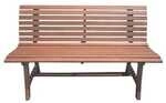 Garden Pleasure Holz-Gartenbank &raquo;Moreno&laquo; f&uuml;r 3 Personen braun, 140x82 cm