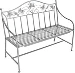 Garden Pleasure Gartenbank &raquo;Talin&laquo; f&uuml;r 2 Personen silber, 111x84 cm