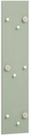 M&ouml;belpartner Hakenpaneel &raquo;Bjarne&laquo; 9 Haken gr&uuml;n, 24.5x109x2.6 cm