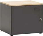 M&ouml;belpartner Mehrzweckschrank &raquo;Solea&laquo; abschlie&szlig;ar grau, 67.1x60x60 cm