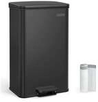 Songmics M&uuml;lleimer 40 L schwarz, 34.8x55.7x32.1 cm
