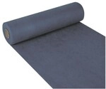 Papstar Tischl&auml;ufer 40 cm &raquo;Soft Selection einfarbig&laquo; 24 m Rolle blau, 40 cm