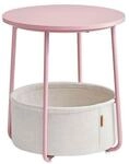 VASAGLE Beistelltisch 45/45/50 cm pink, 50x45 cm