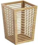 Zeller Papierkorb Bambus braun, 23.5x33x23.5 cm