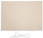 relaxdays Sonnensegel rechteckig 2,5 x 3,5 m beige beige