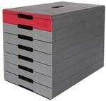 Durable Schubladenbox &raquo;IDEALBOX PRO 7&laquo; rot, 23.5x3.4x32.5 cm