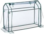 relaxdays Foliengew&auml;chshaus PVC 92 x 124 x 42 cm