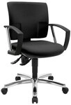 Topstar B&uuml;rostuhl &raquo;Pro 30 chrom&laquo; schwarz, 46 cm