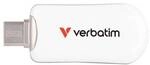 Verbatim USB-Stick &raquo;Plectra USB-C&laquo; 256 GB wei&szlig;, 2.05x0.82x4.9 cm