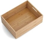 Zeller Aufbewahrungsbox &raquo;Bambus&laquo; 40,0/30,0/14,0 cm braun