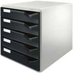 Leitz Schubladenbox 5280 &raquo;Post-Set&laquo; schwarz, 28.5x29x35.5 cm