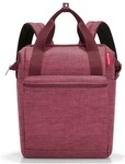 reisenthel Rucksack &raquo;allrounder R twist maroon&laquo; braun, 31x39x17 cm