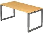 HAMMERBACHER Schreibtisch &raquo;R-Line&laquo; 160 cm Gestell graphitfb. braun, 160x85x80 cm