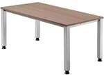 HAMMERBACHER Schreibtisch &raquo;Q-Line&laquo; 180 cm braun, 180x76x80 cm
