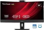 ViewSonic Curved Monitor &raquo;VG3457CV&laquo; 86,36 cm / 34 '' schwarz