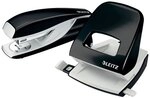 Leitz Tacker-Locher-B&uuml;roset &raquo;5095 WOW&laquo; schwarz, 9.8x10.9 cm