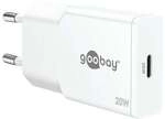 goobay Schnellladeger&auml;t GaN Slim 1x USB-C (PD) 20 W wei&szlig; wei&szlig;, 1.53x3.61x8.1...
