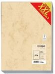 Sigel Gro&szlig;pack Marmorpapier beige, 21x29.7 cm