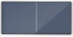 Nobo Schaukasten f&uuml;r den Innenbereich Filz 27x A4 blau, 141.5x99.5x6 cm