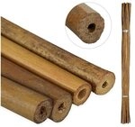 relaxdays 40er-Pack Bambusst&auml;be 120 cm