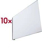 Durable 10x Gangschild magnetisch A4 quer transparent, 30.3x21.4 cm