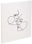 EXACOMPTA G&auml;stebuch Art 27x22 cm 100 Seiten einfarbiger Einband beige, 22x27 cm