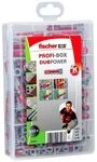fischer Universald&uuml;bel-Sortiment &raquo;Profi-Box - DuoPower 2K&laquo; 132 St&uuml;ck grau
