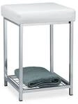 relaxdays Gepolsterter Hocker mit Ablage