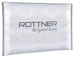 Rottner Feuerhemmende Dokumententasche A3 silber, 34x47x2 cm