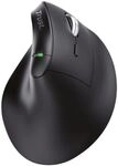 Trust Ergonomische kabellose Maus &raquo;Vyran&laquo; schwarz schwarz, 8.4x7.5x11.6 cm