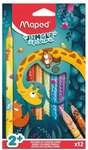 Maped 12er-Set Buntstifte &raquo;Jungle Fever Jumbo&laquo;
