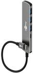 goobay USB-Hub USB-C auf USB-C /USB-A 5 Gbit/sek