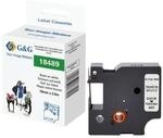 G&G Schriftband ersetzt Dymo 18491 / 18489 19 mm x 3,5 m schwarz, 1.9 cm
